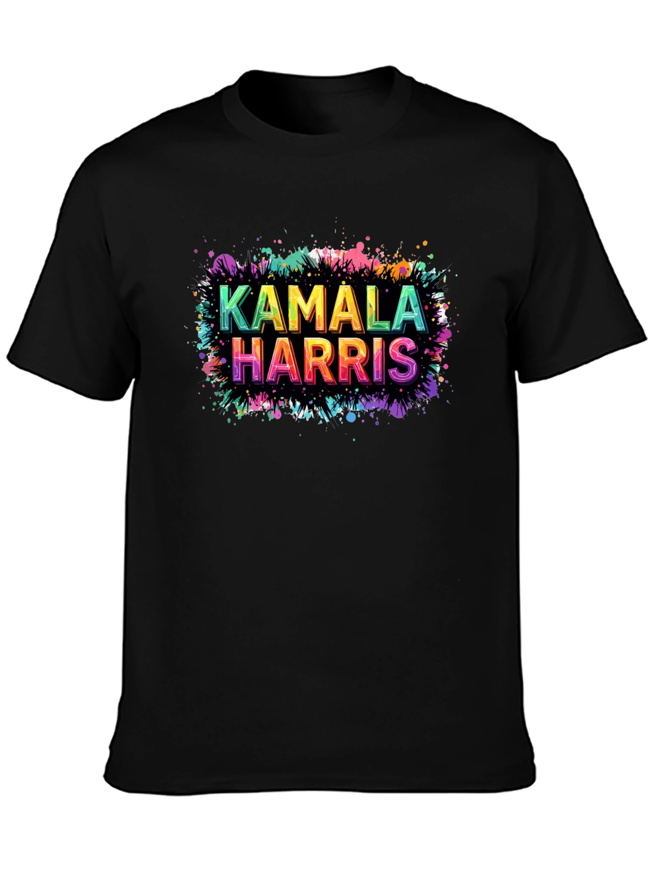 Kamala Harris Colorful Graphic T-Shirt