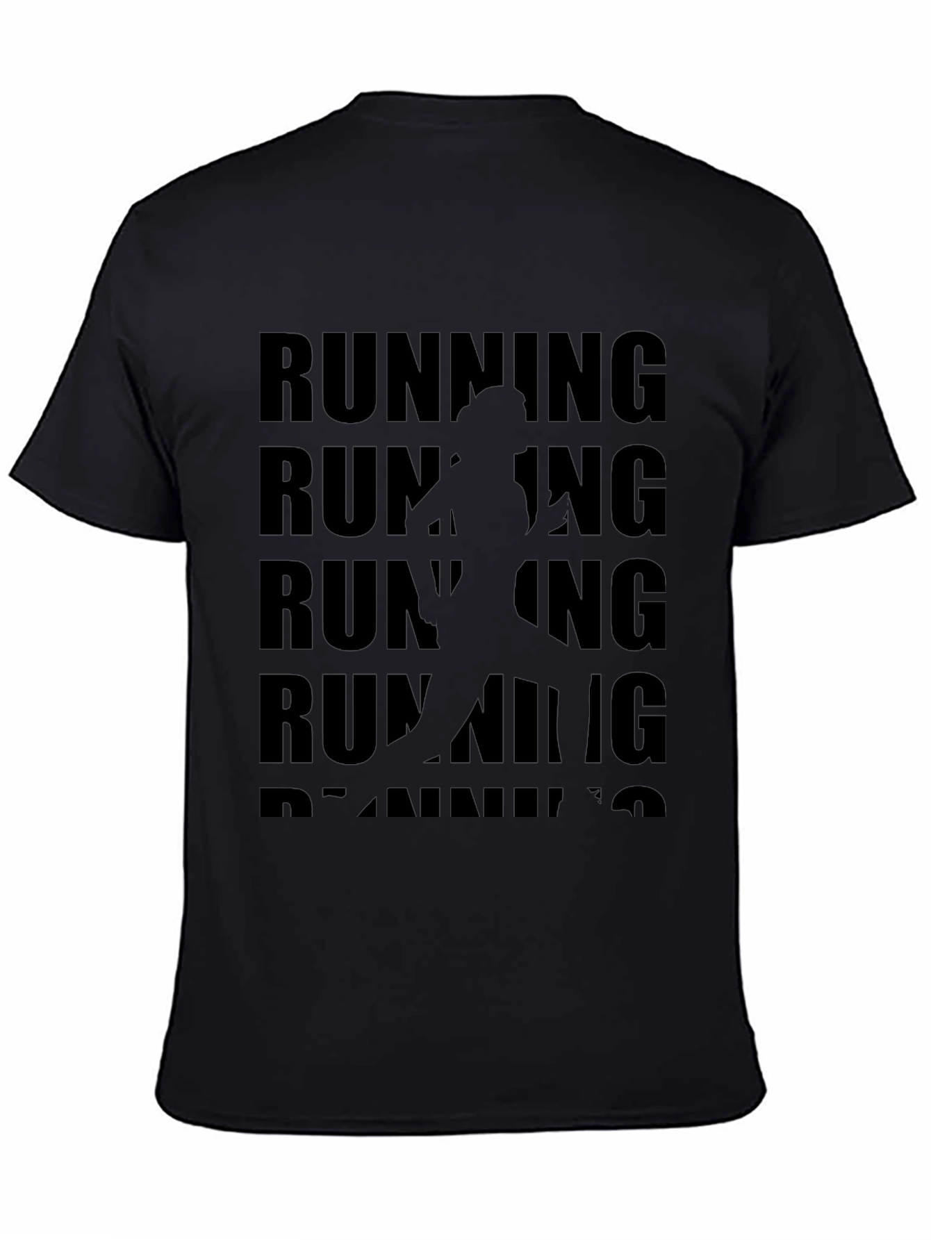 Running Graphic Tee - Black