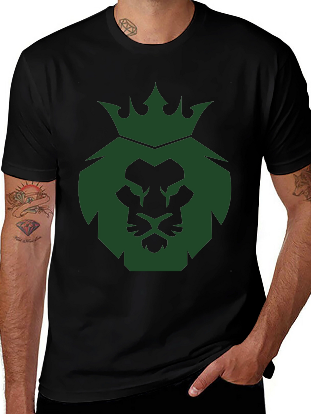 Lion King Graphic Black T-Shirt