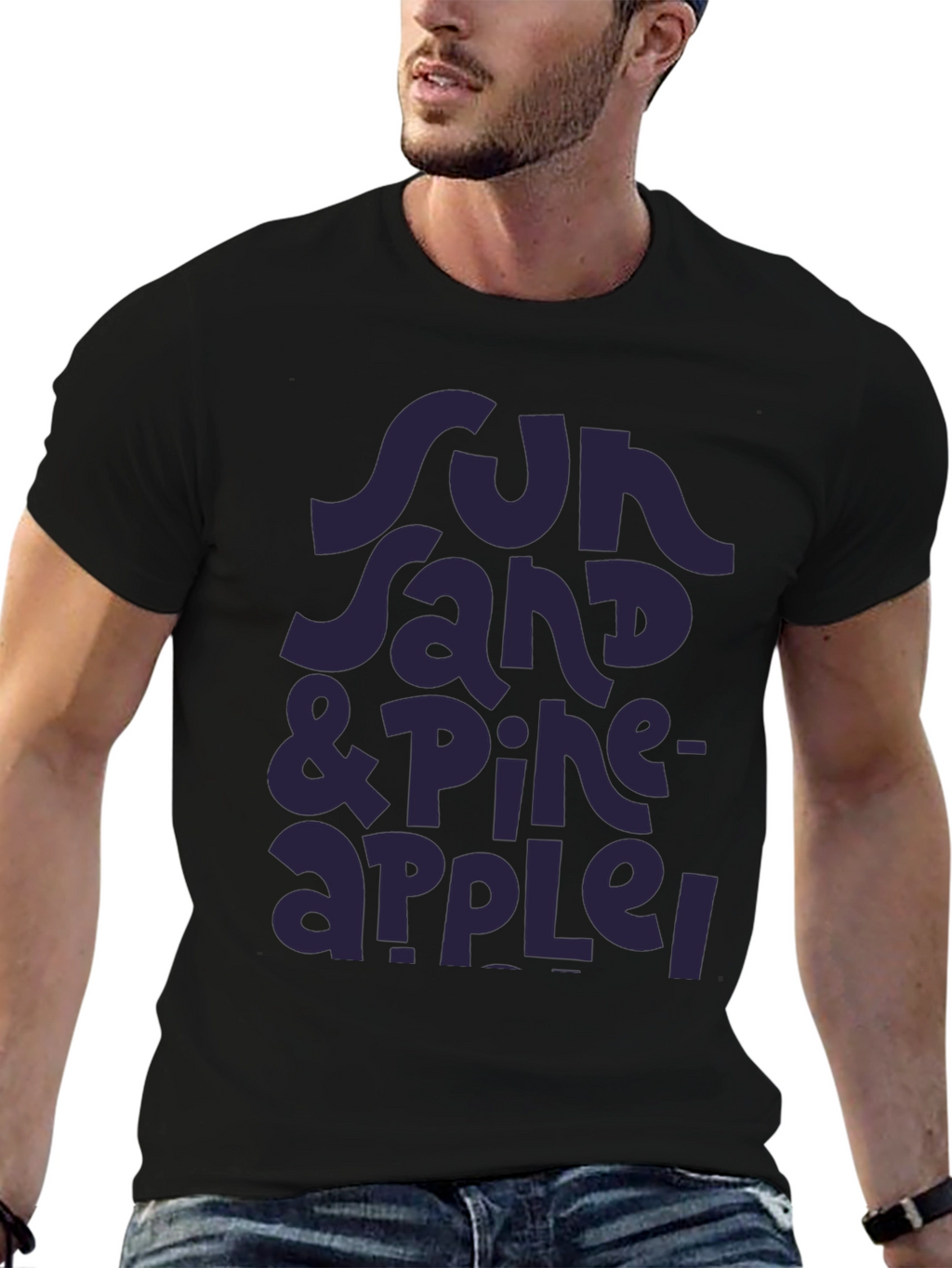 Sun Sand & Pineapple T-Shirt - Stylish Summer Tee