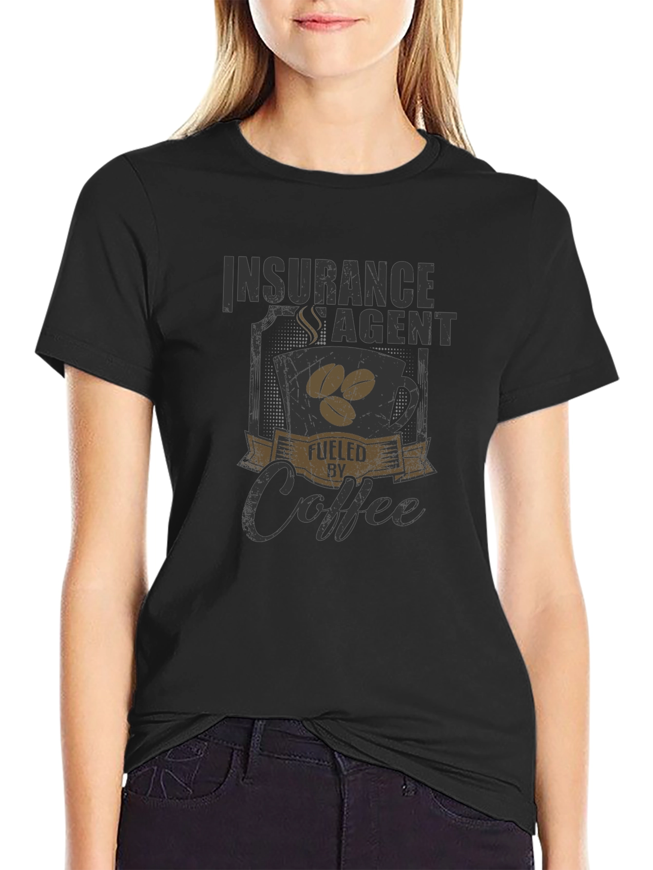 Insurance Agent Fueled By Coffee T-Shirt