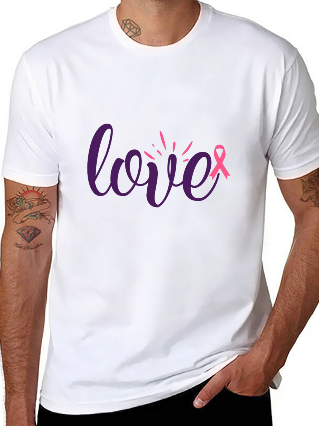 Love Breast Cancer Awareness T-Shirt