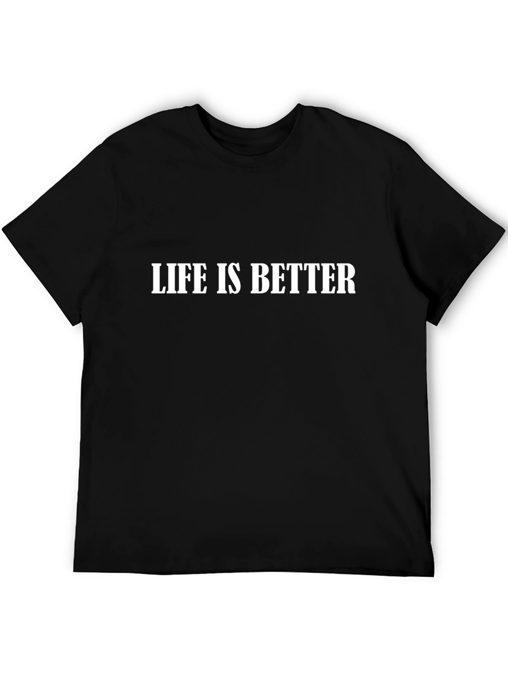 Life is Better Graphic Tee - Black