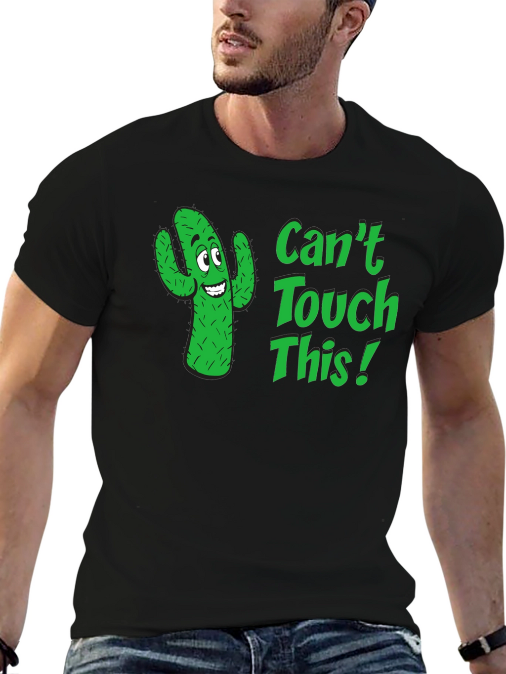 Cant Touch This Cactus Graphic T-Shirt