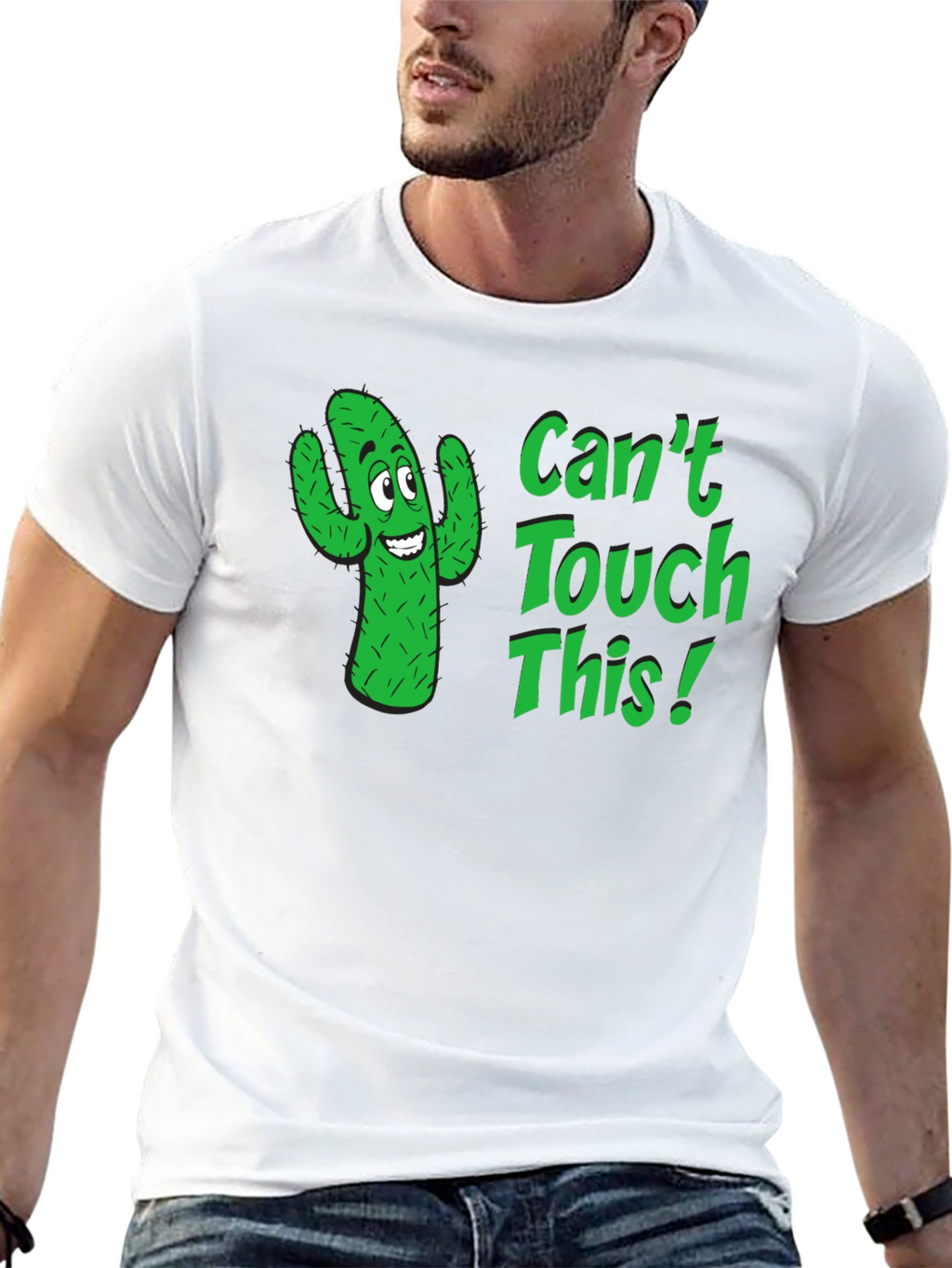 Cant Touch This Cactus Graphic T-Shirt