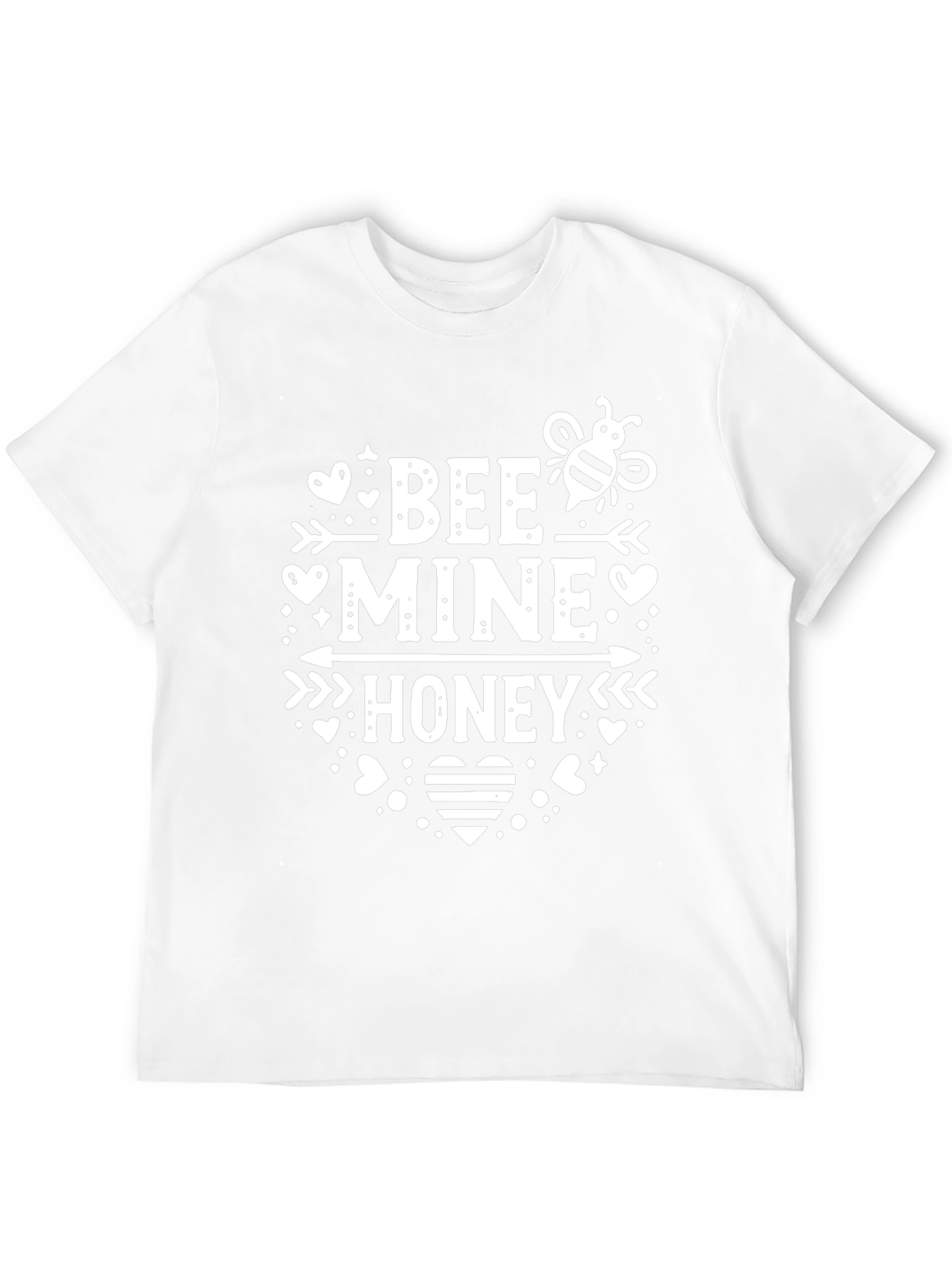 Bee Mine Honey Valentines Day Graphic T-Shirt