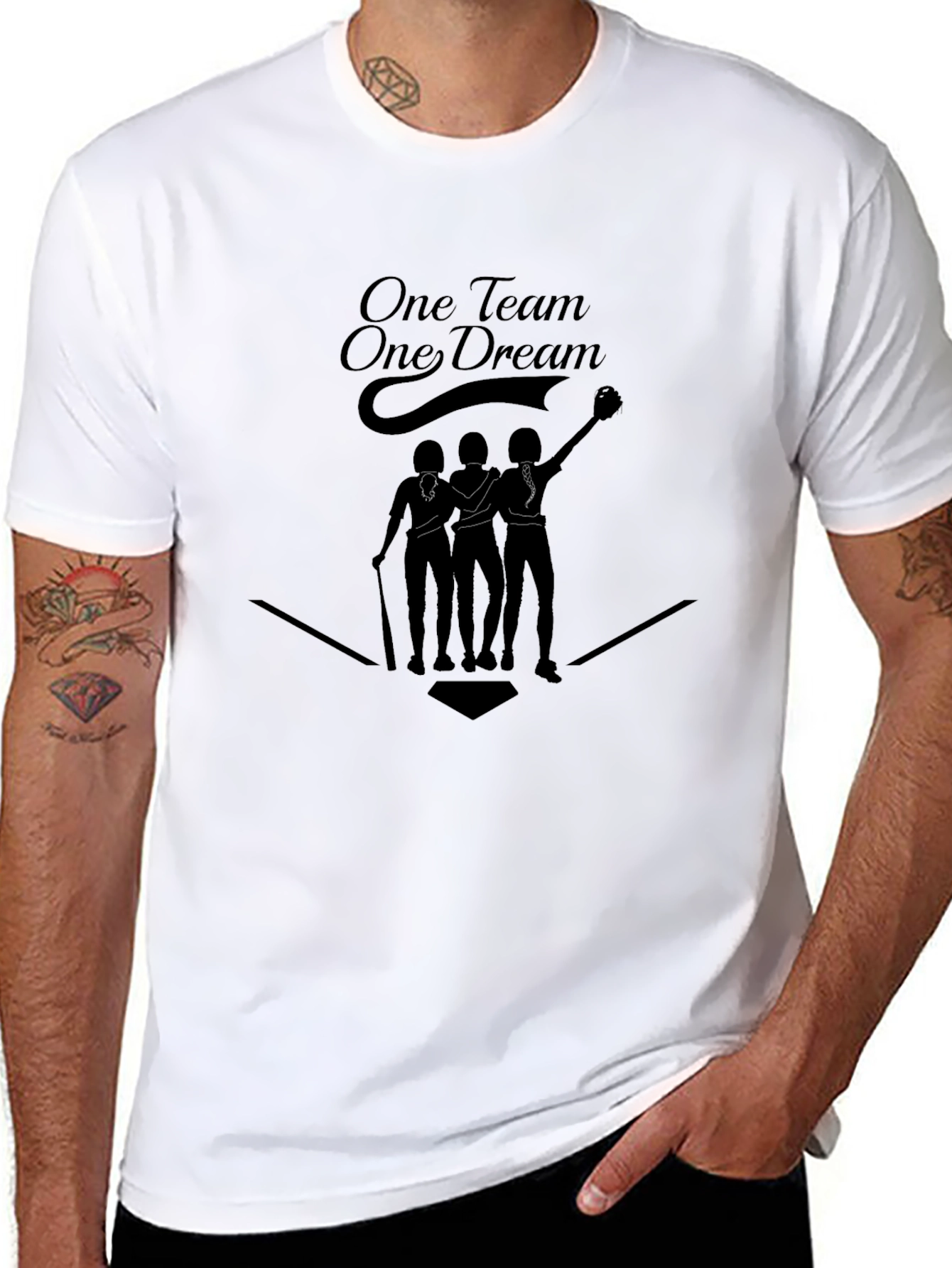 One Team One Dream Baseball T-Shirt