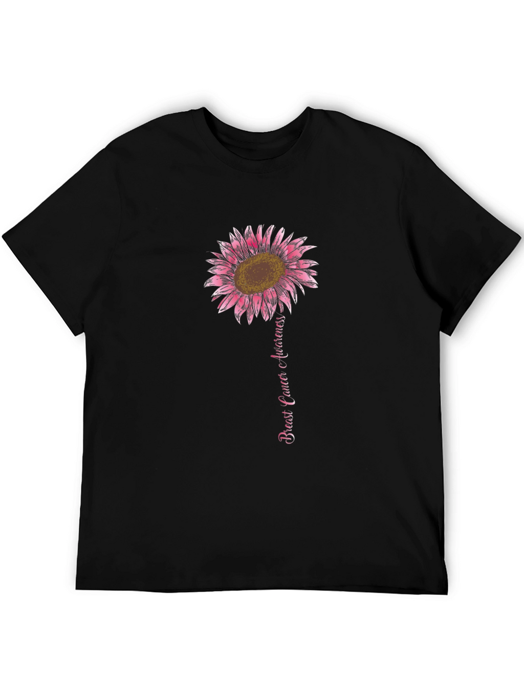 Breast Cancer Awareness Sunflower T-Shirt