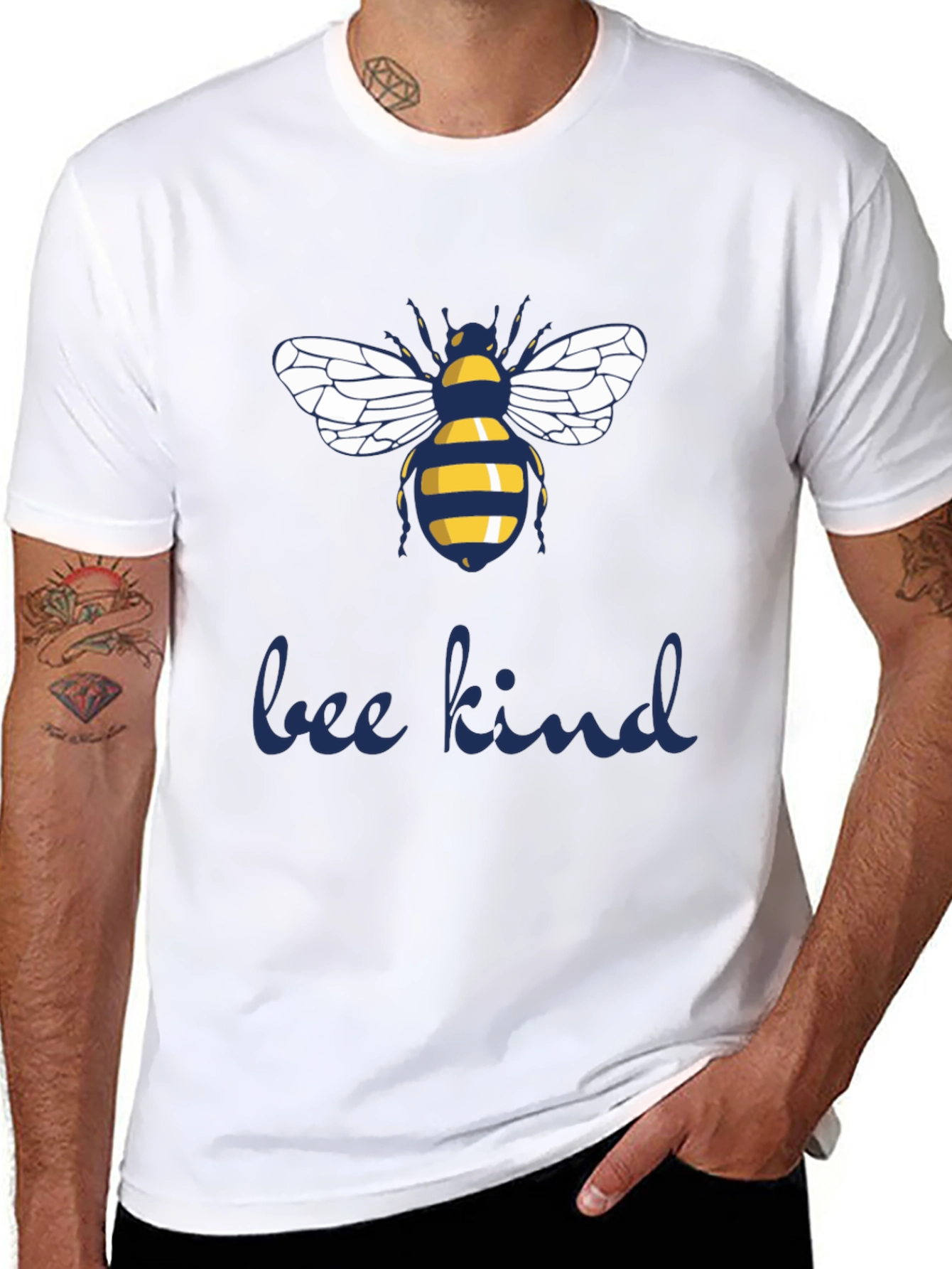 Bee Kind T-Shirt - Black Graphic Tee