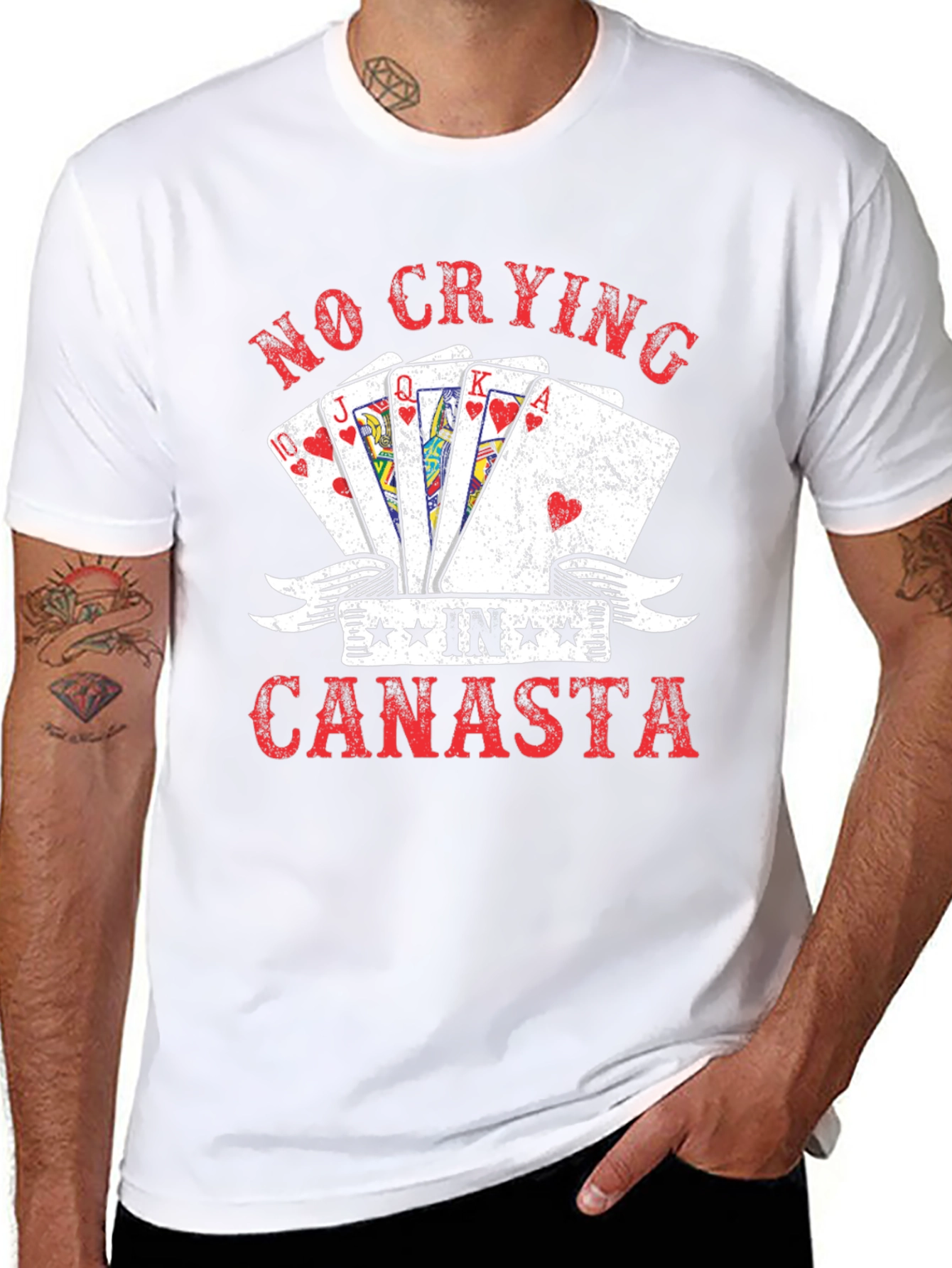 No Crying in Canasta T-Shirt Card Game Graphic Tee
