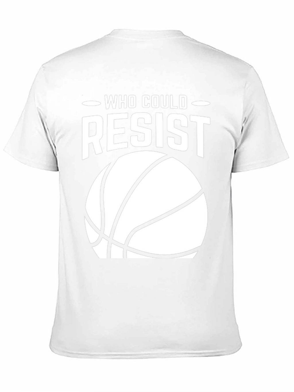 Who Could Resist Basketball T-Shirt - Black