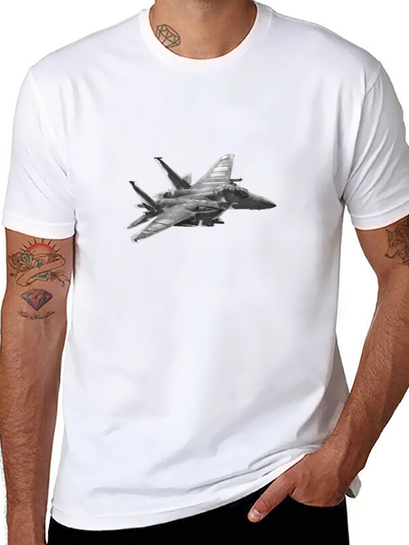 F-15 Eagle Jet Fighter Graphic T-Shirt