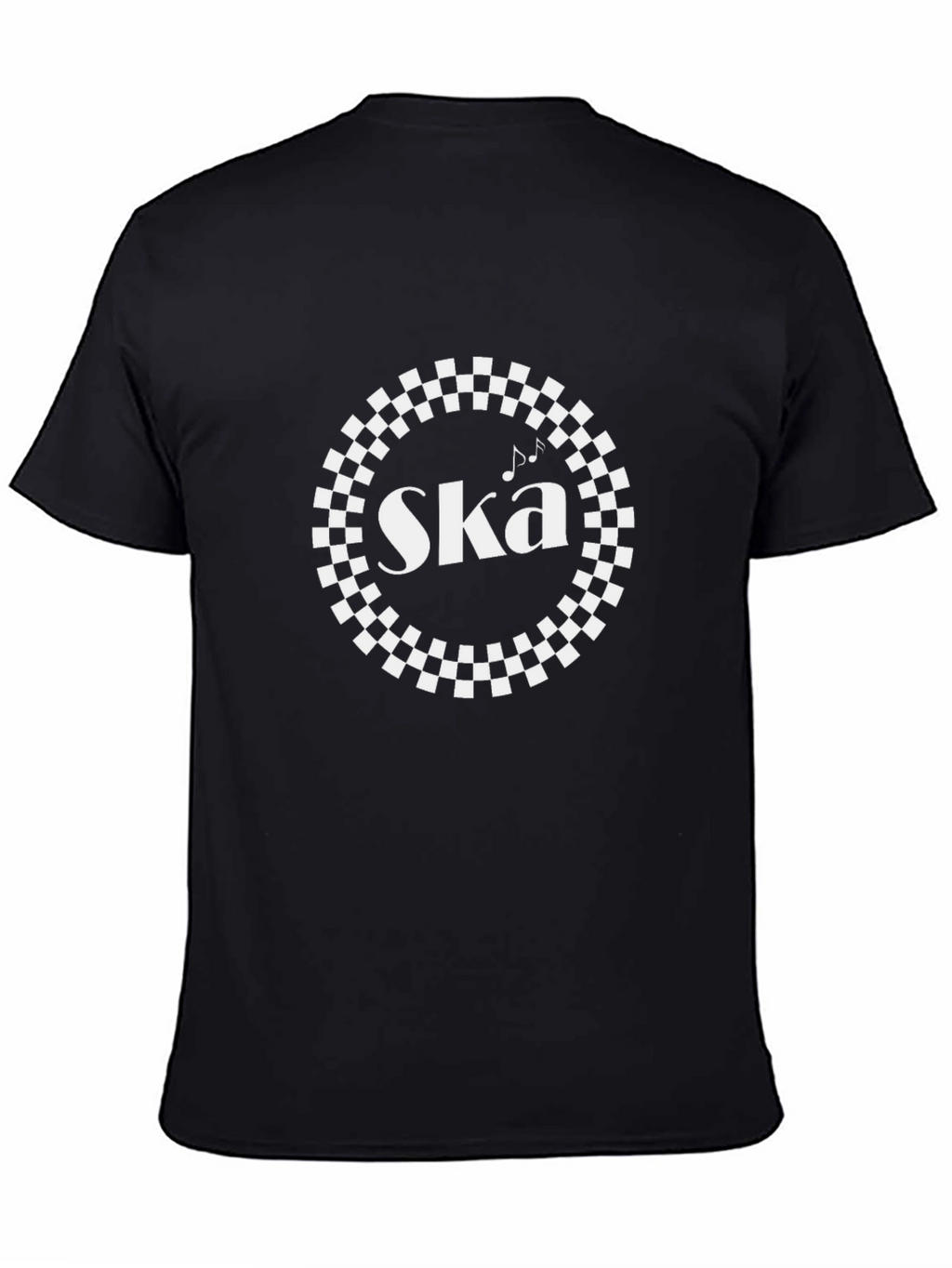 Ska Music Checkerboard T-Shirt - Black