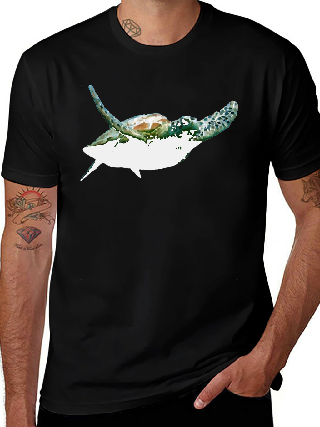 Sea Turtle Graphic Tee - Eco-Friendly Style