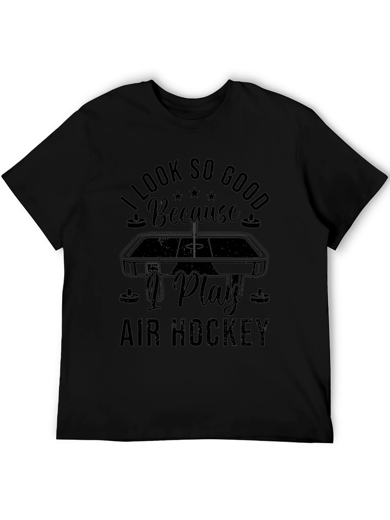 I Look So Good Air Hockey Graphic Tee