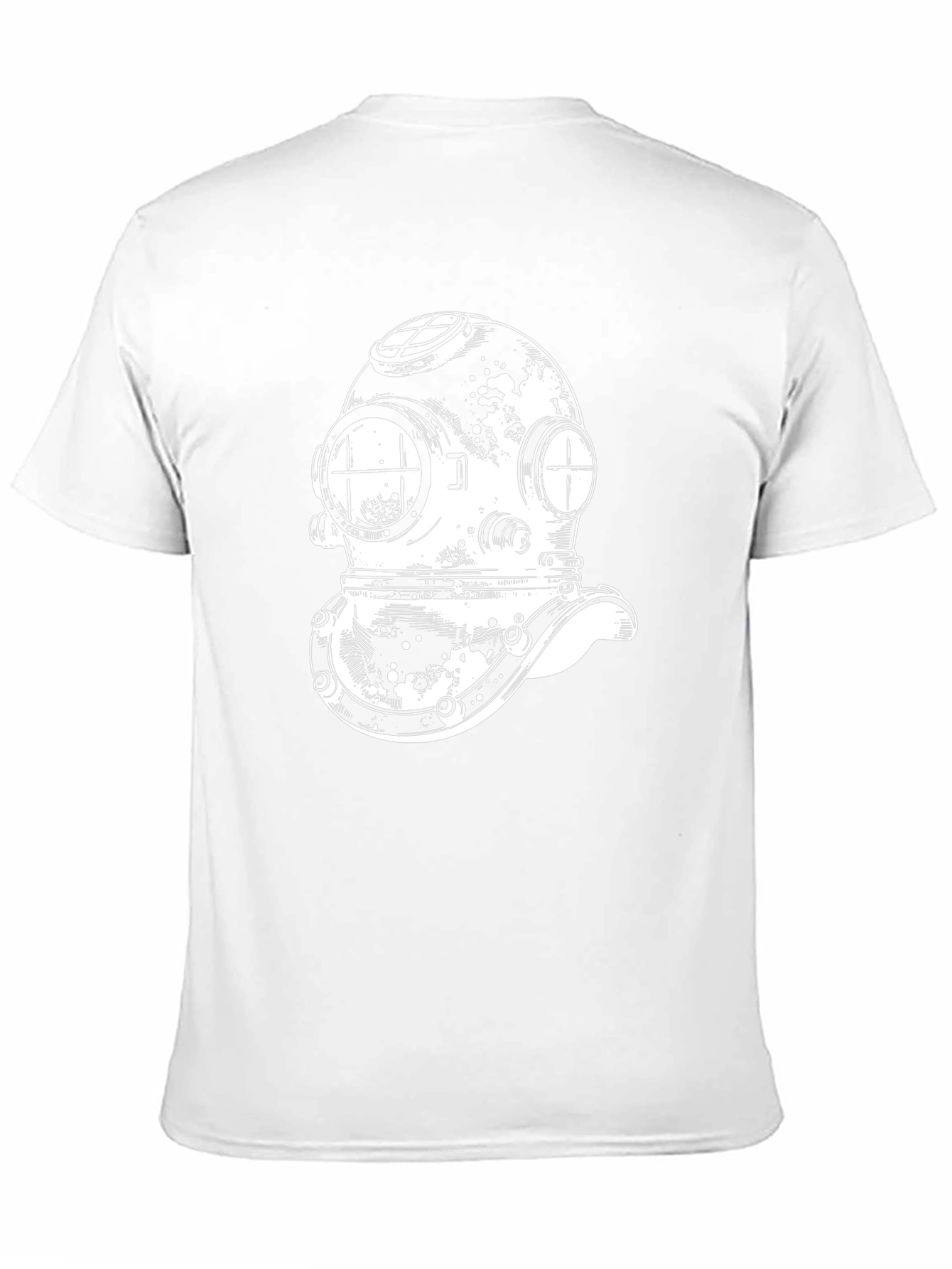 Diver Helmet Graphic Tee - Classic Design
