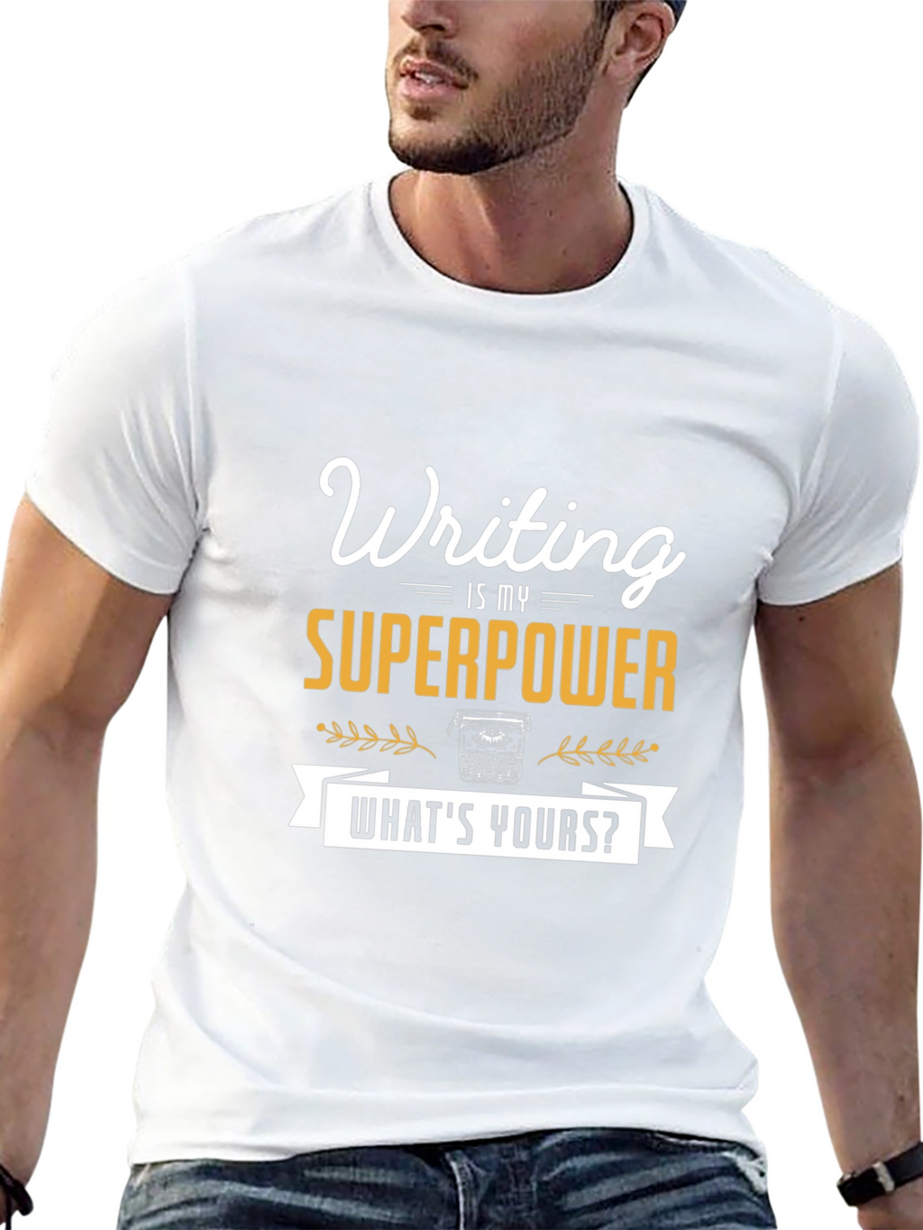 Writing is My Superpower Tee