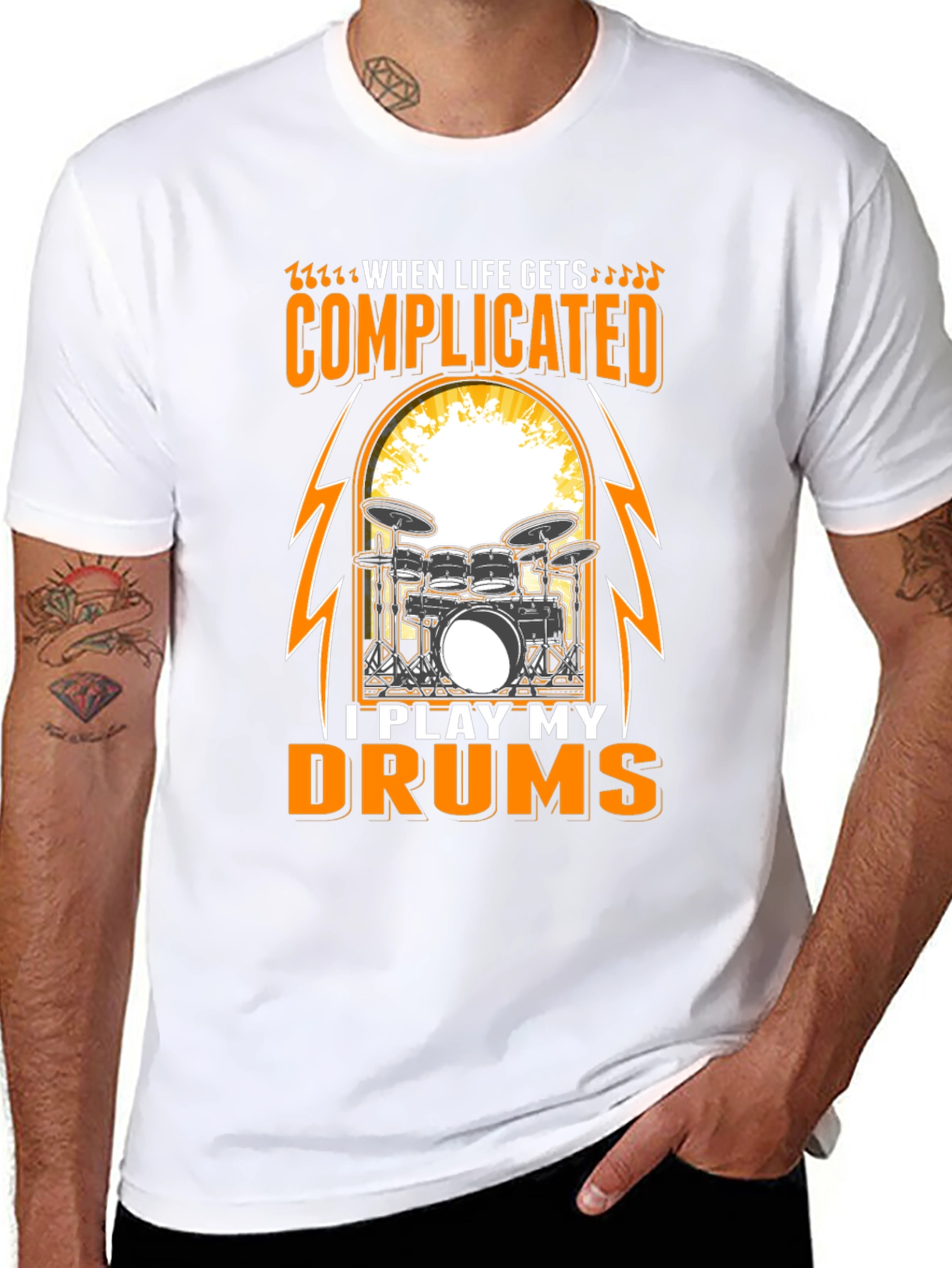 Complicated Drums Tee