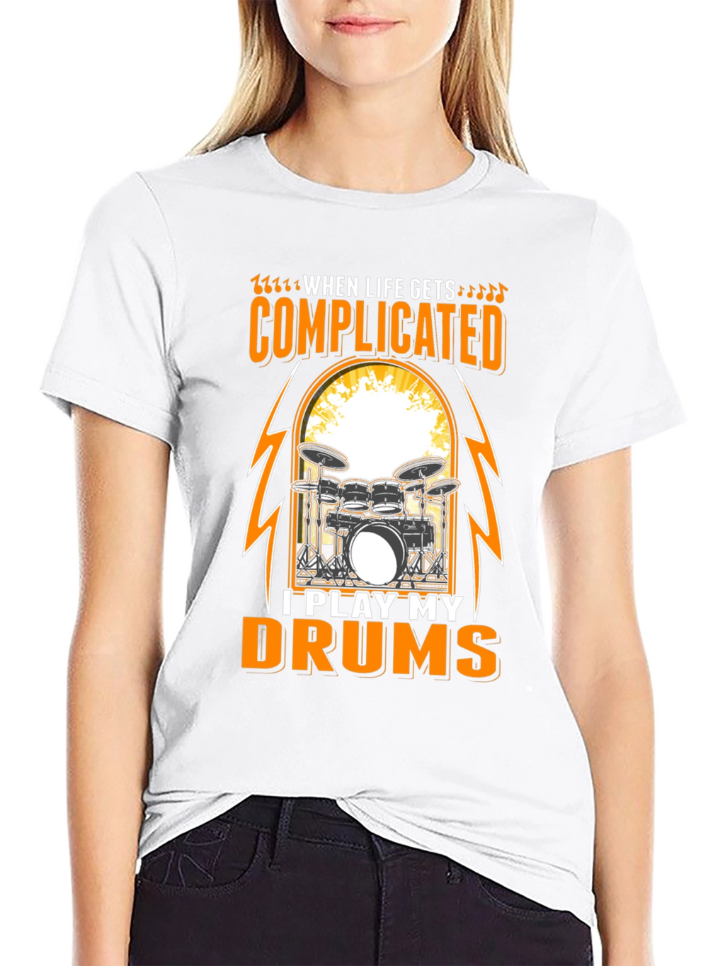 Complicated Drums Tee