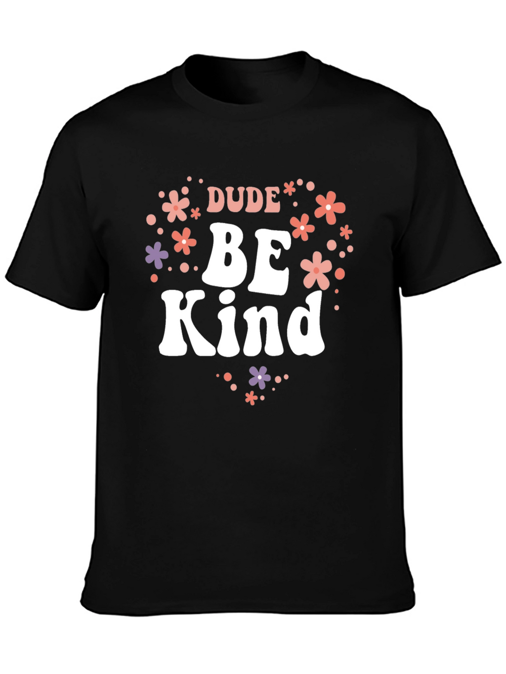 Dude Be Kind Graphic Tee - Black