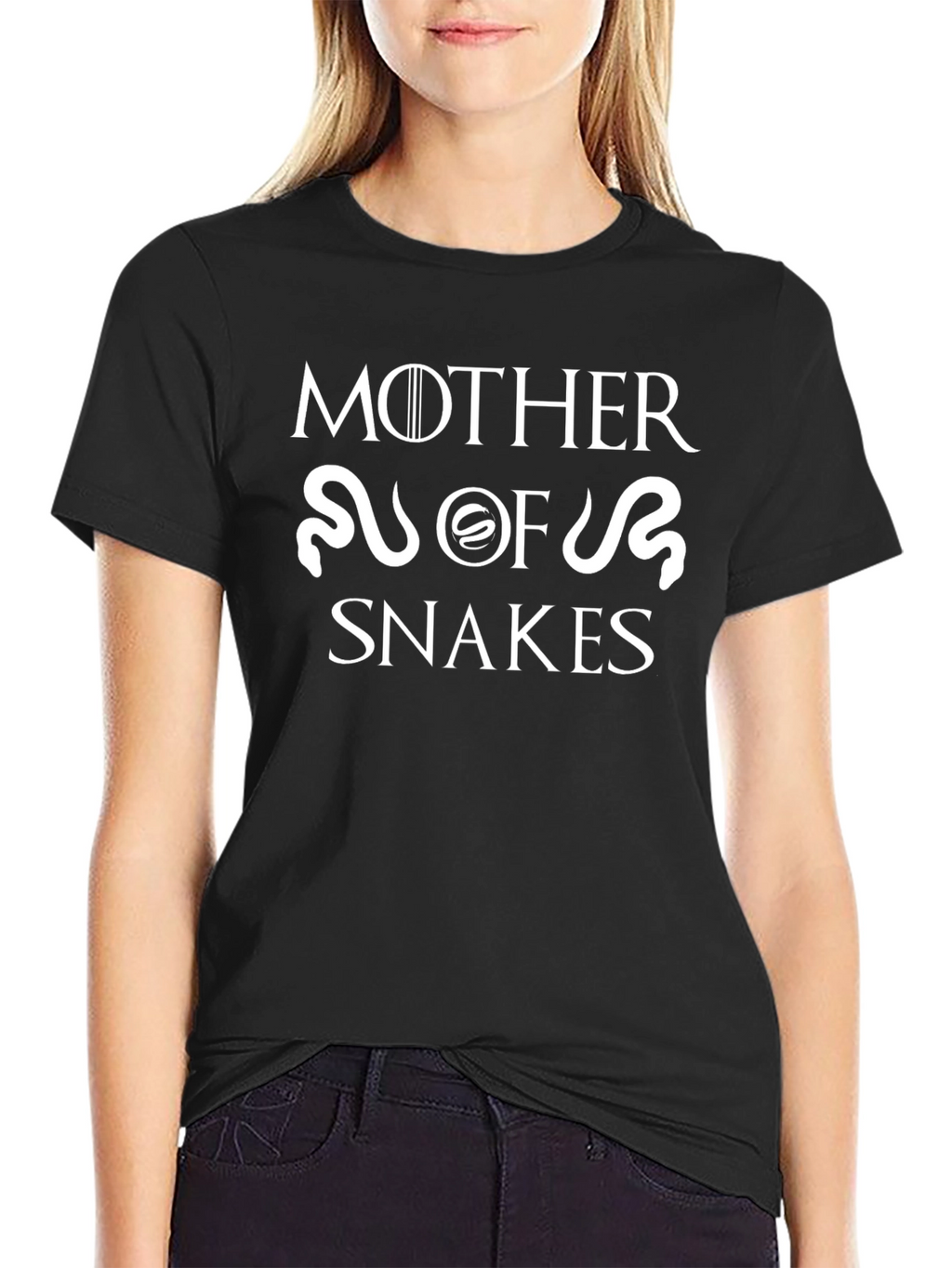 Mother of Snakes Black Graphic Tee