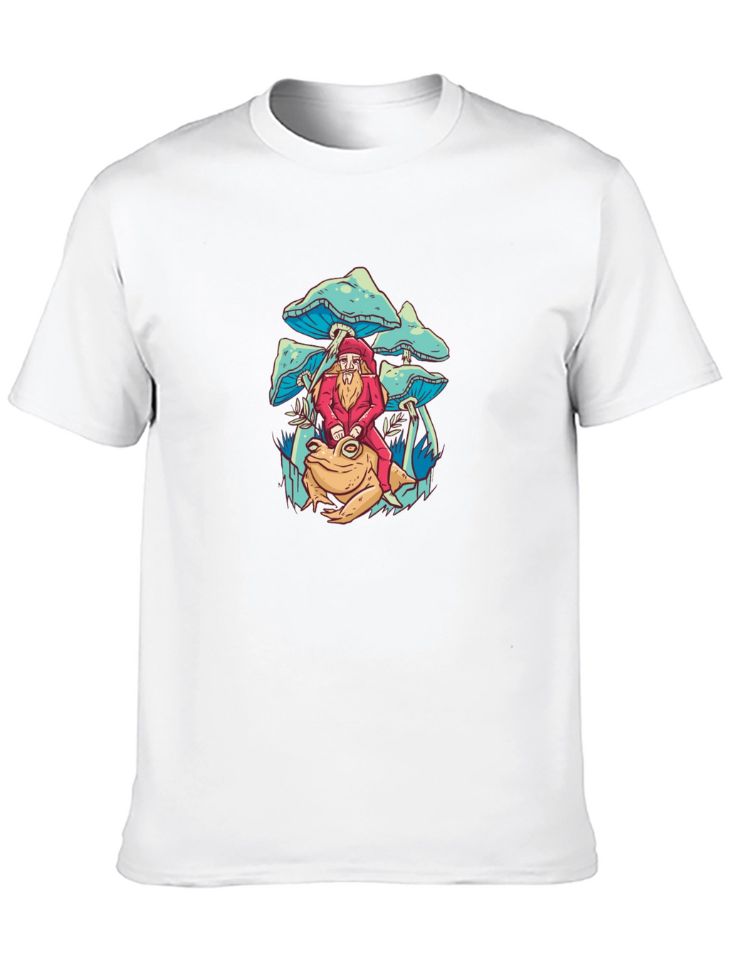 Mushroom Frog T-Shirt - Whimsical Design