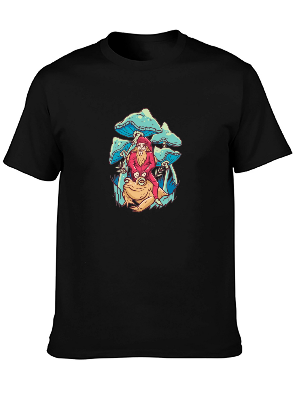 Mushroom Frog T-Shirt - Whimsical Design