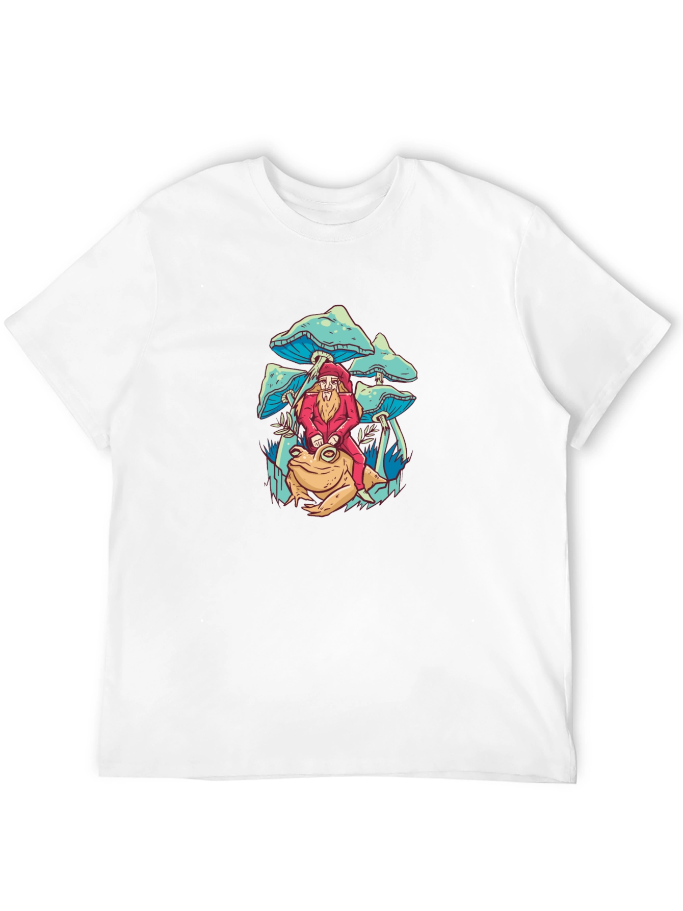 Mushroom Frog T-Shirt - Whimsical Design