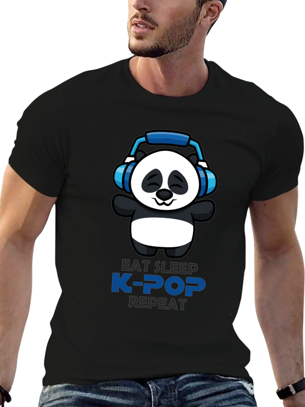 Eat Sleep K-Pop Repeat T-Shirt