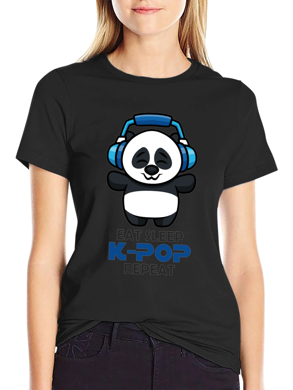 Eat Sleep K-Pop Repeat T-Shirt