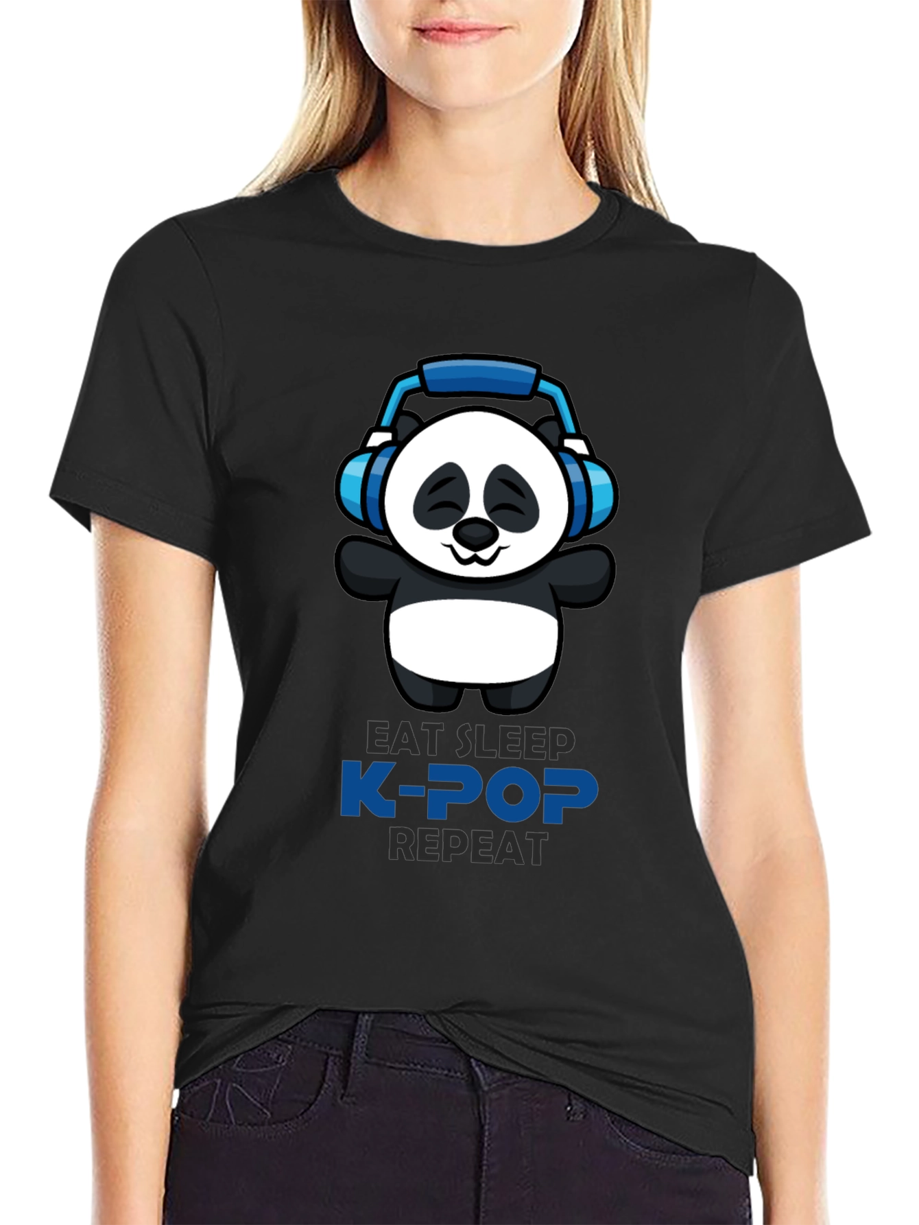 Eat Sleep K-Pop Repeat T-Shirt