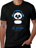 Eat Sleep K-Pop Repeat T-Shirt