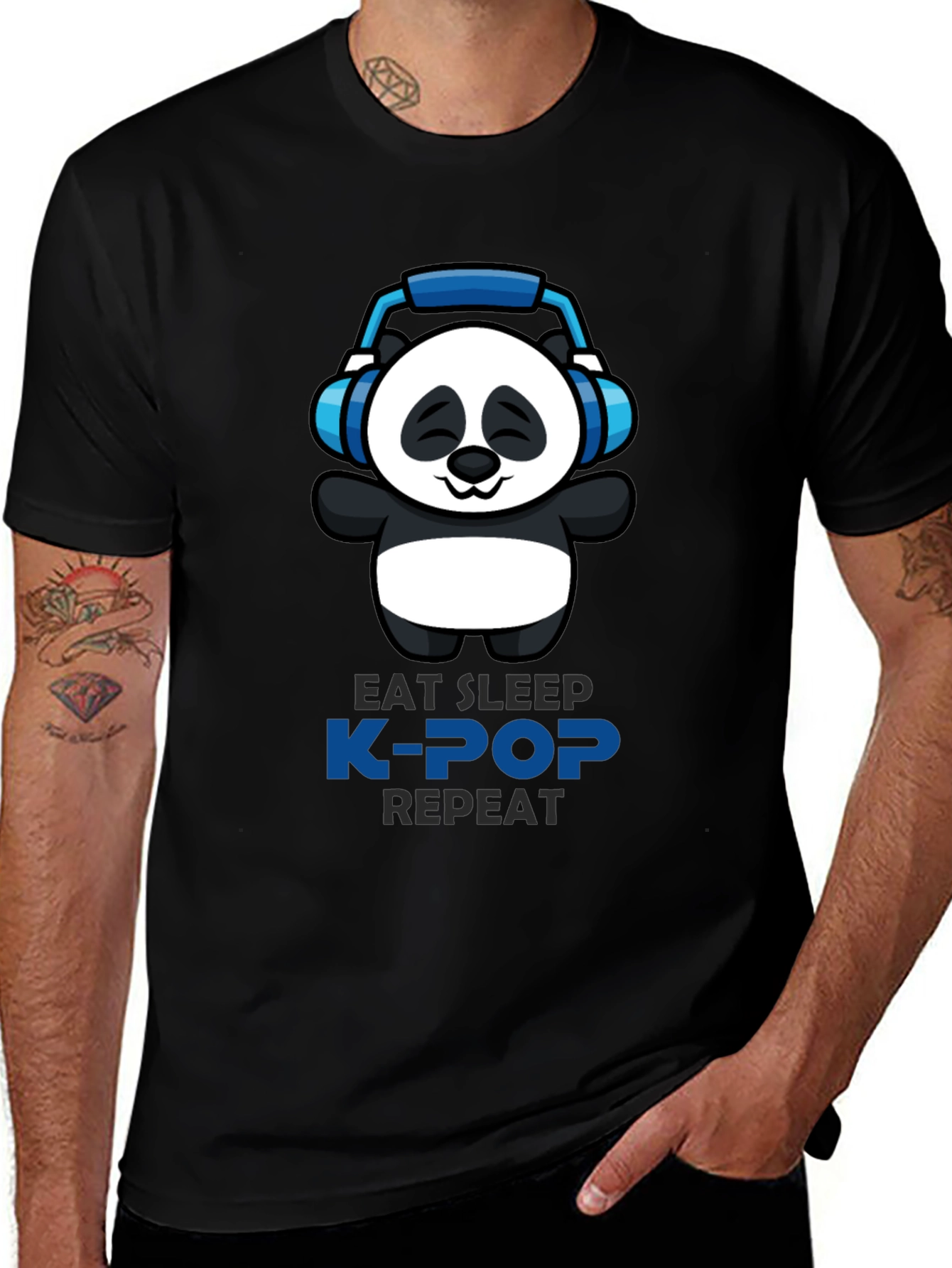 Eat Sleep K-Pop Repeat T-Shirt