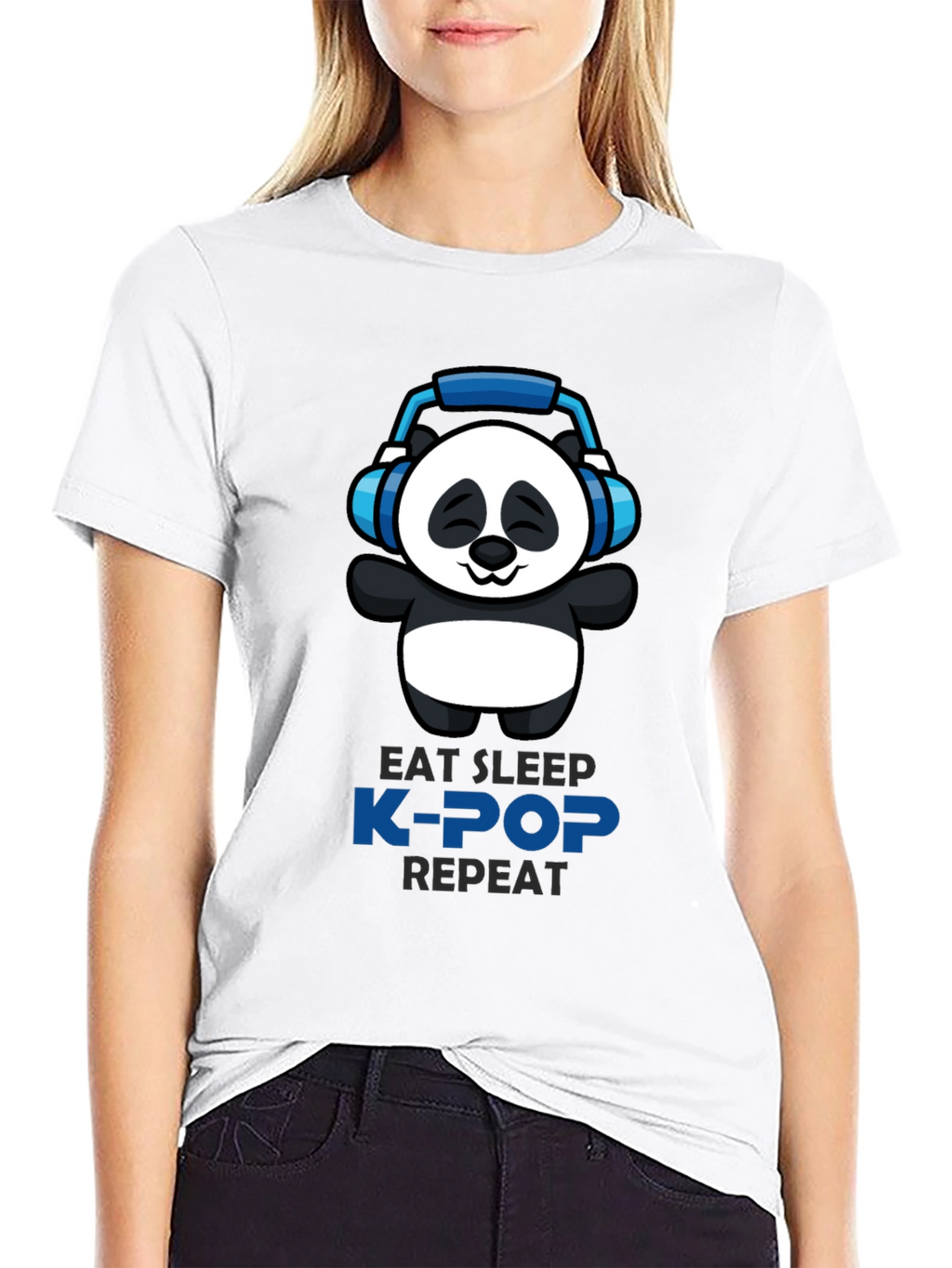 Eat Sleep K-Pop Repeat T-Shirt