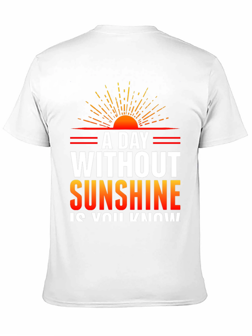 Sunshine Graphic T-Shirt - Mens Black Tee