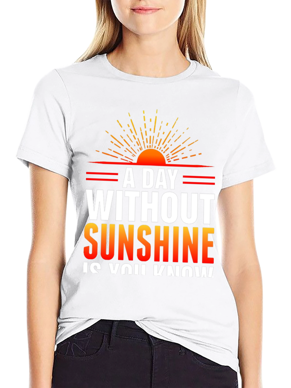 Sunshine Graphic T-Shirt - Mens Black Tee
