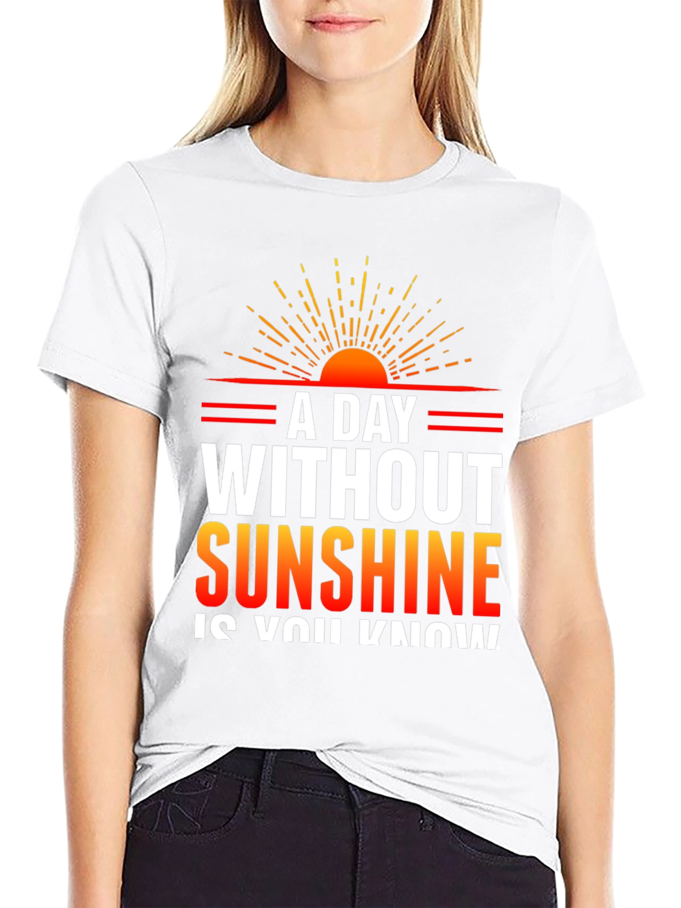 Sunshine Graphic T-Shirt - Mens Black Tee