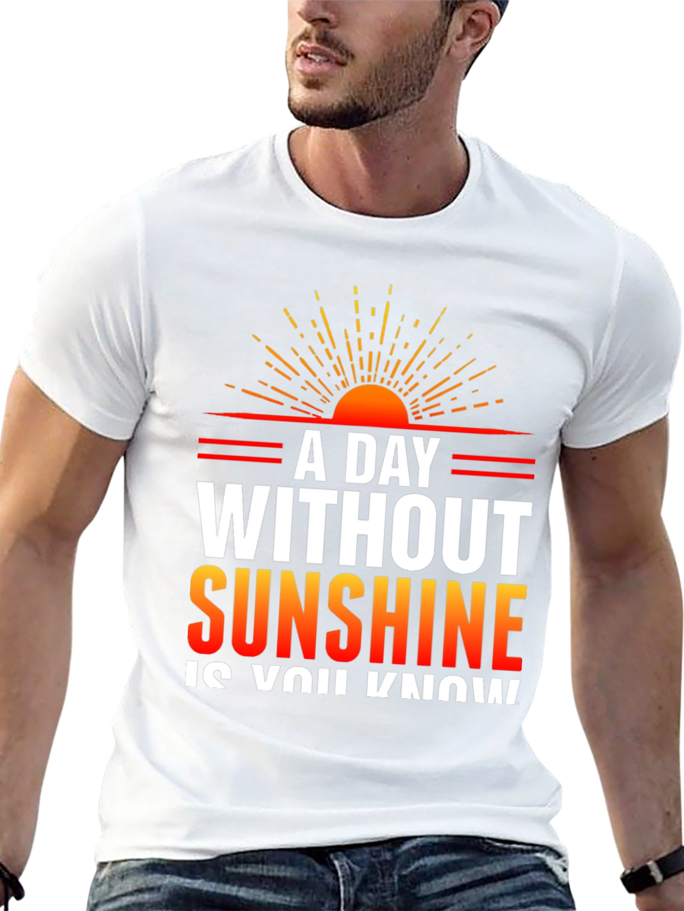 Sunshine Graphic T-Shirt - Mens Black Tee