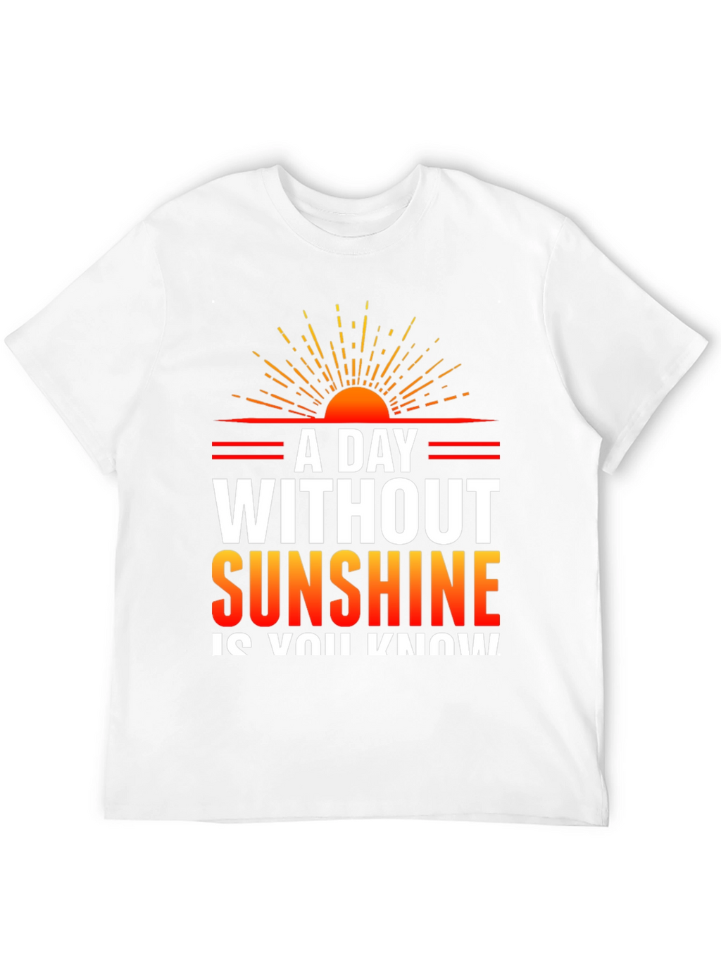 Sunshine Graphic T-Shirt - Mens Black Tee
