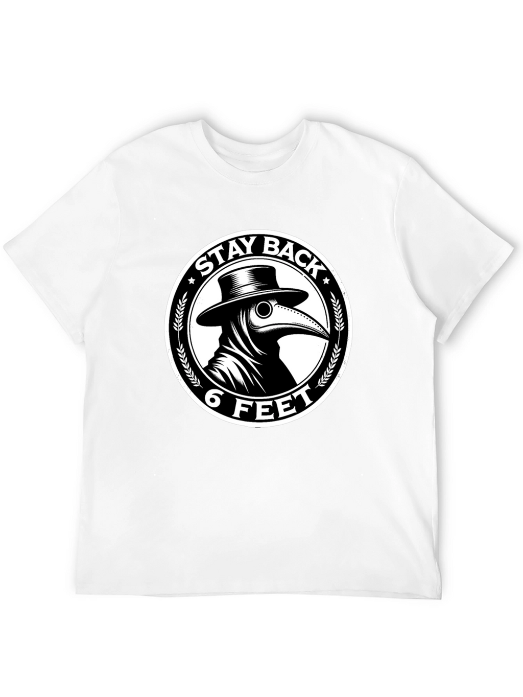 Stay Back 6 Feet Plague Doctor T-Shirt
