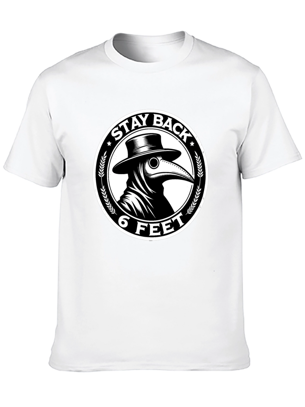 Stay Back 6 Feet Plague Doctor T-Shirt