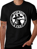 Stay Back 6 Feet Plague Doctor T-Shirt