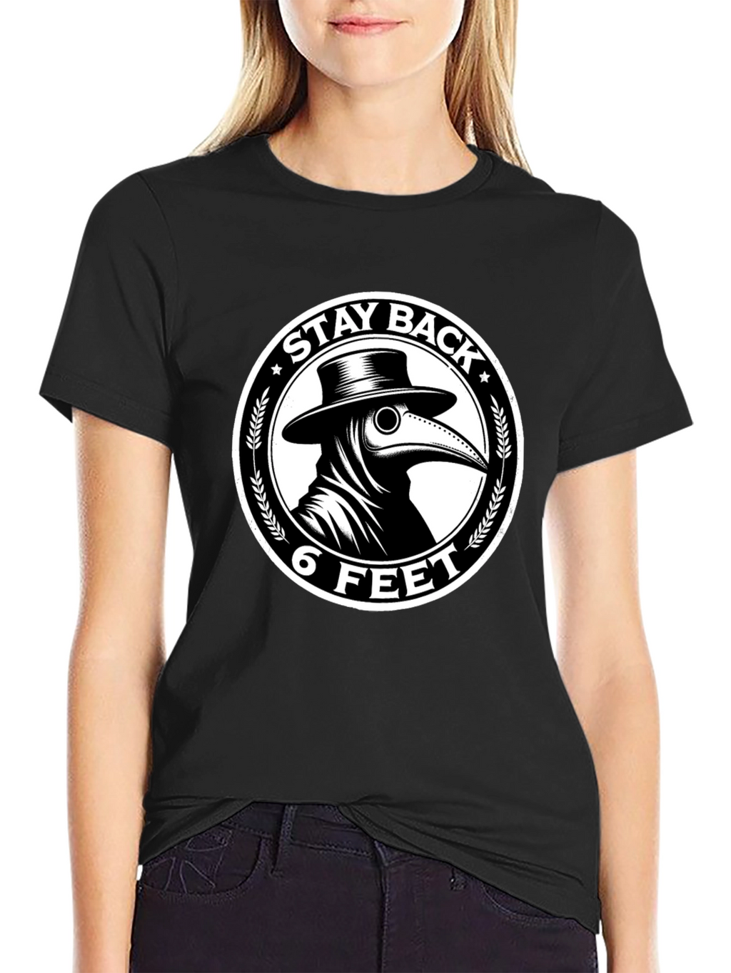 Stay Back 6 Feet Plague Doctor T-Shirt