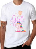 Its a Girl Unicorn Graphic T-Shirt