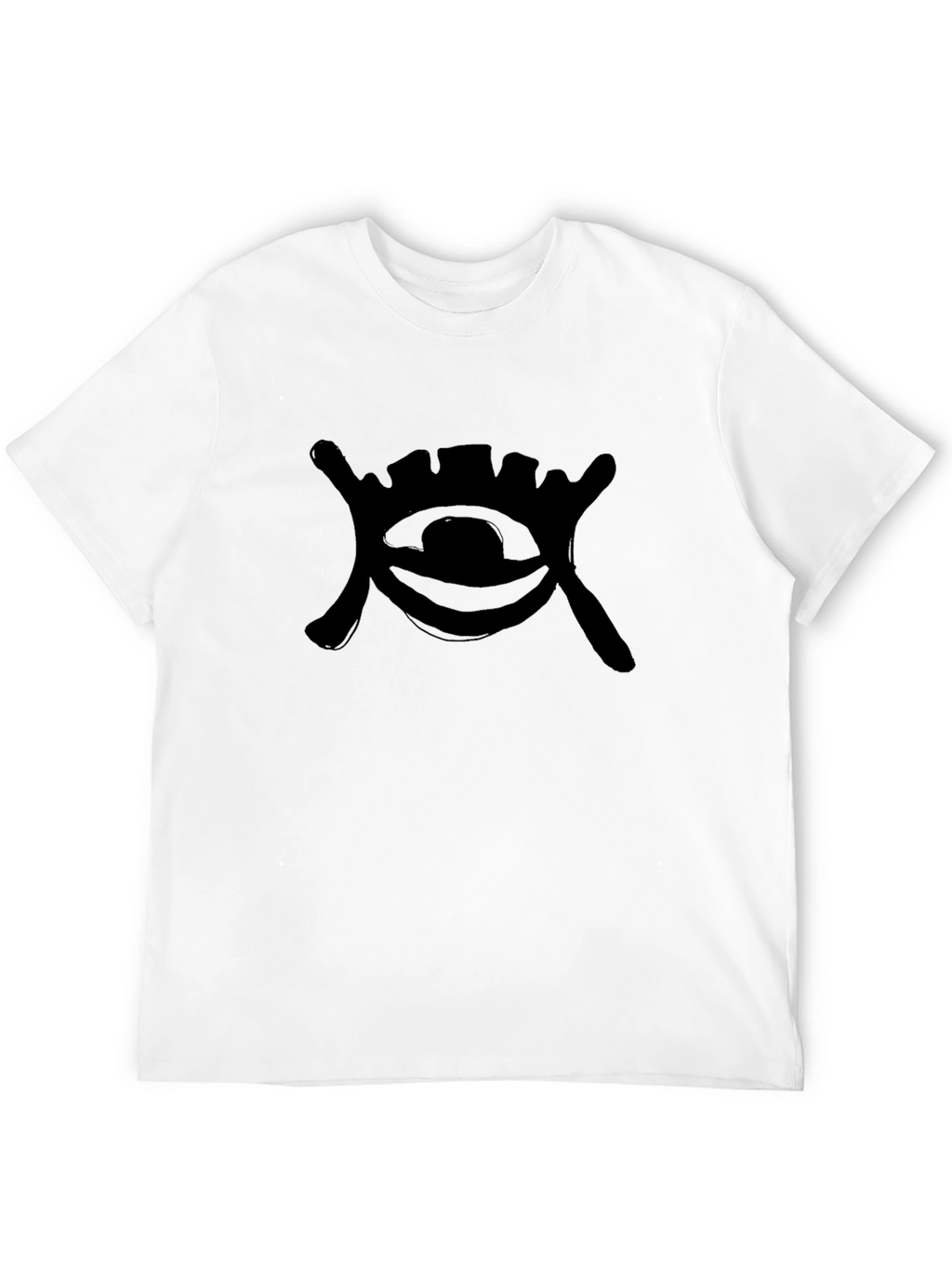 Eye Symbol Black T-Shirt - Mens Casual Tee