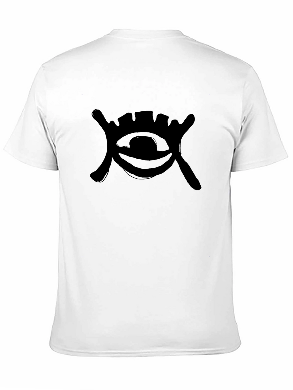 Eye Symbol Black T-Shirt - Mens Casual Tee