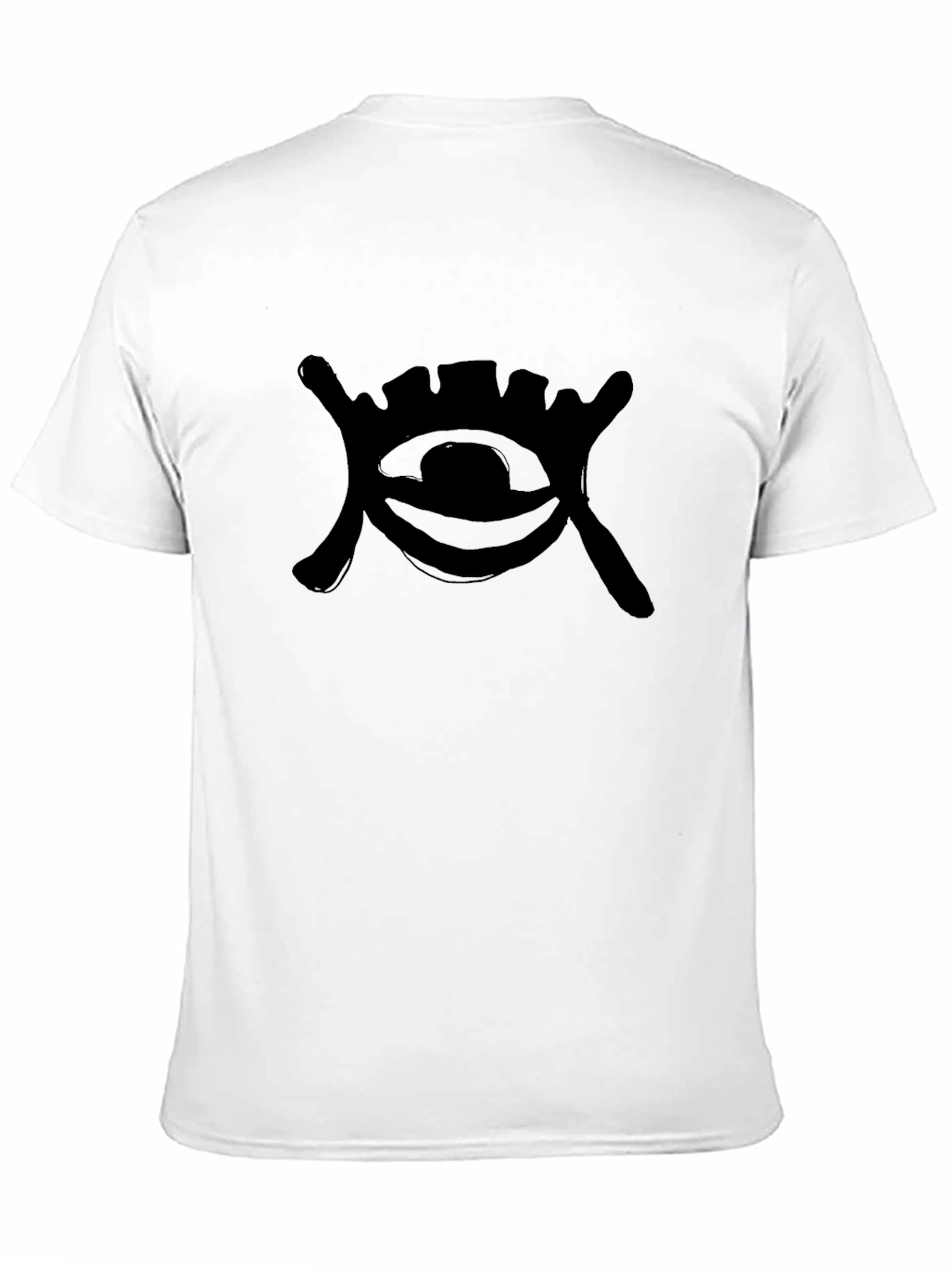 Eye Symbol Black T-Shirt - Mens Casual Tee