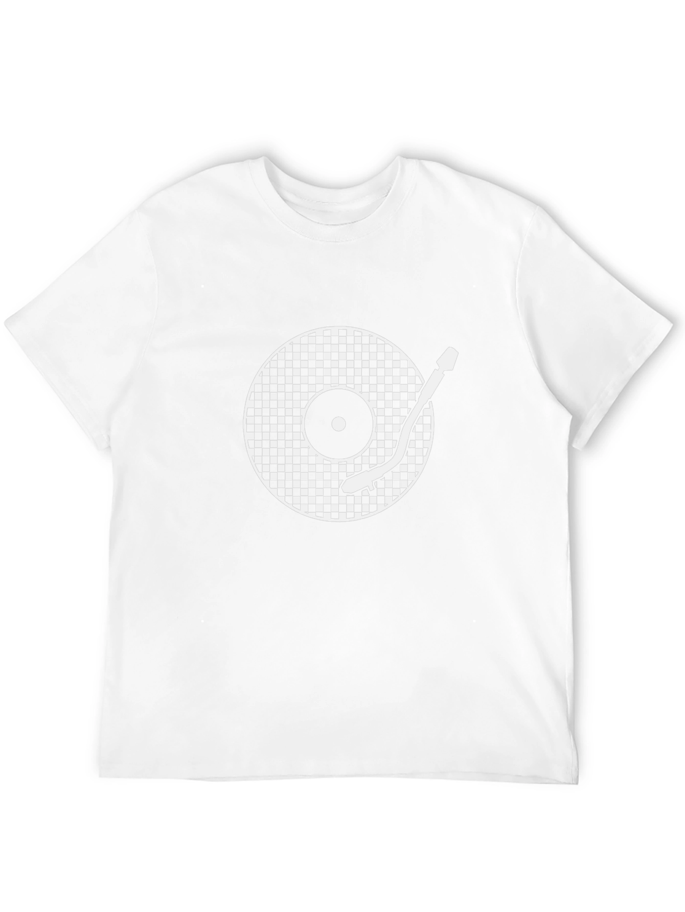 Checkerboard Turntable Graphic Tee