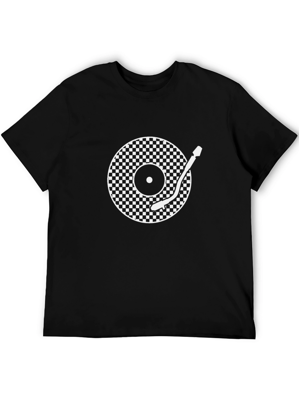 Checkerboard Turntable Graphic Tee
