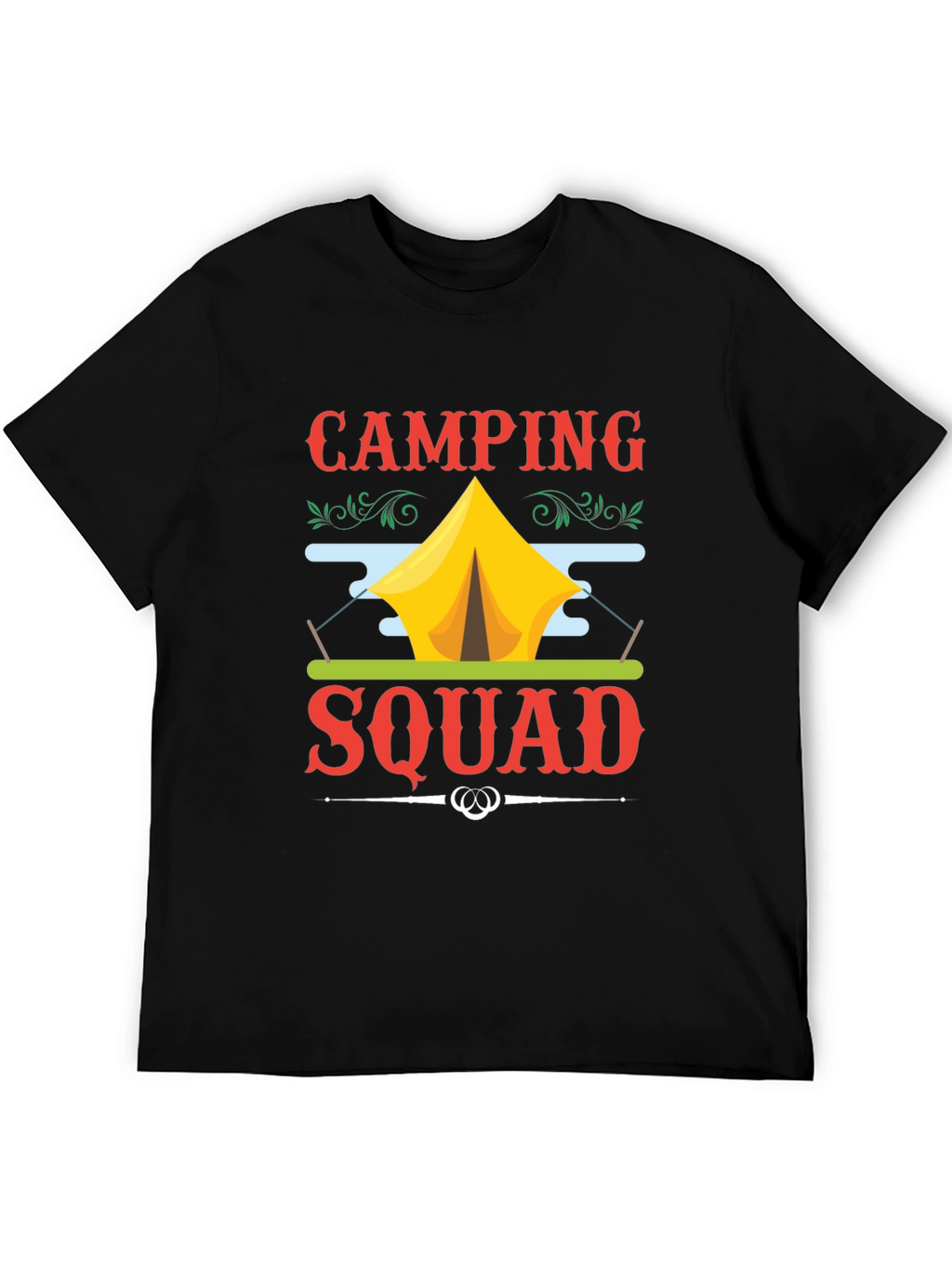 Camping Squad Graphic T-Shirt